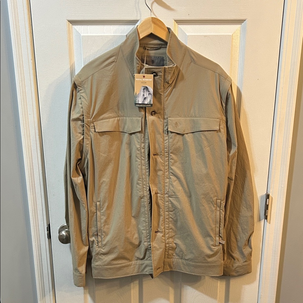 Royal Robbins Men's Light Brown Shirt Jacket